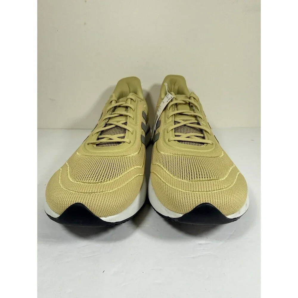 Size 16-Men’s adidas Supernova Running Shoes Gold White Running Shoes FX7414 NEW